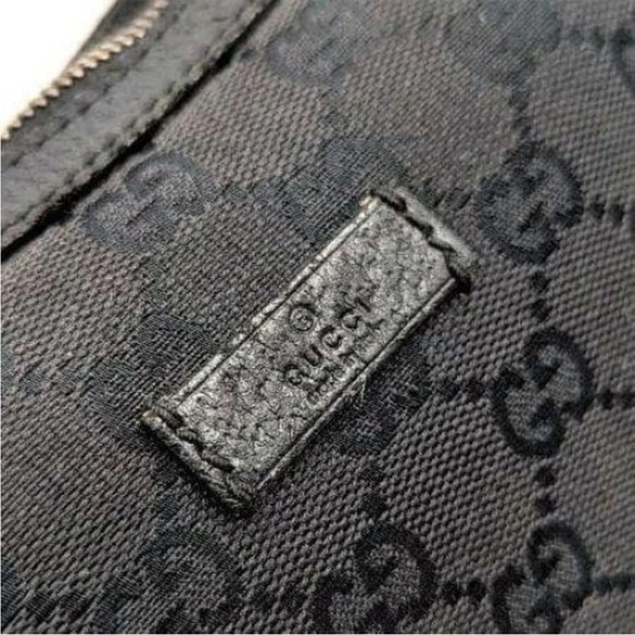 Gucci Dark Gray Monogram Shoulder Bag - Picture 10 of 16